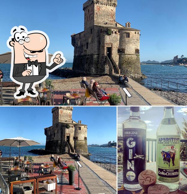 La foto della esterno e birra di La Trattoria