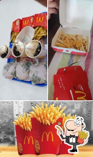 Taste finger chips at McDonald's