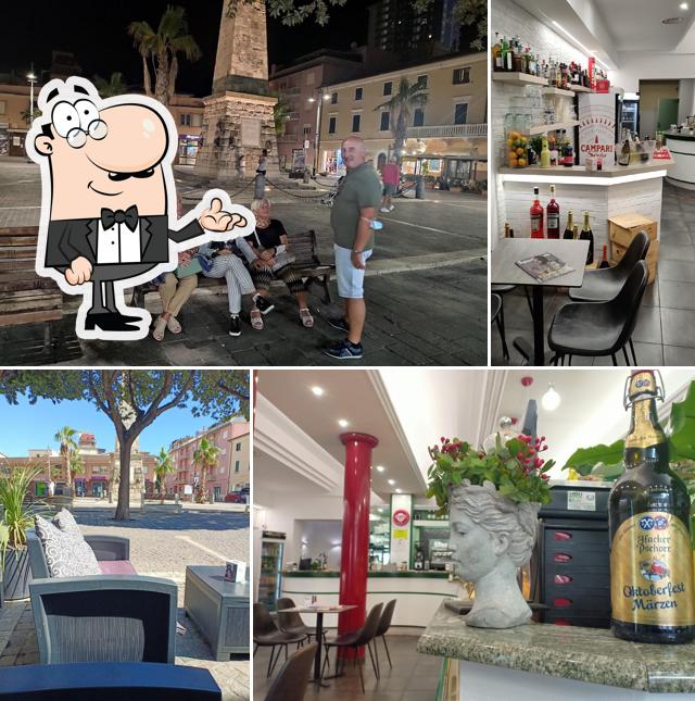 Gli interni di Bar Bianchi
