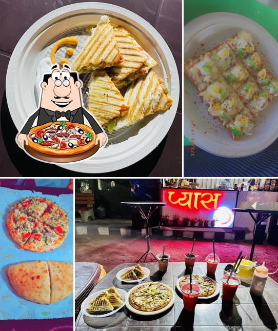 Order various variants of pizza