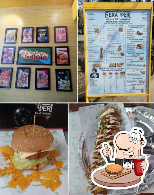 Try out a burger at Fries Hera Feri Dugri