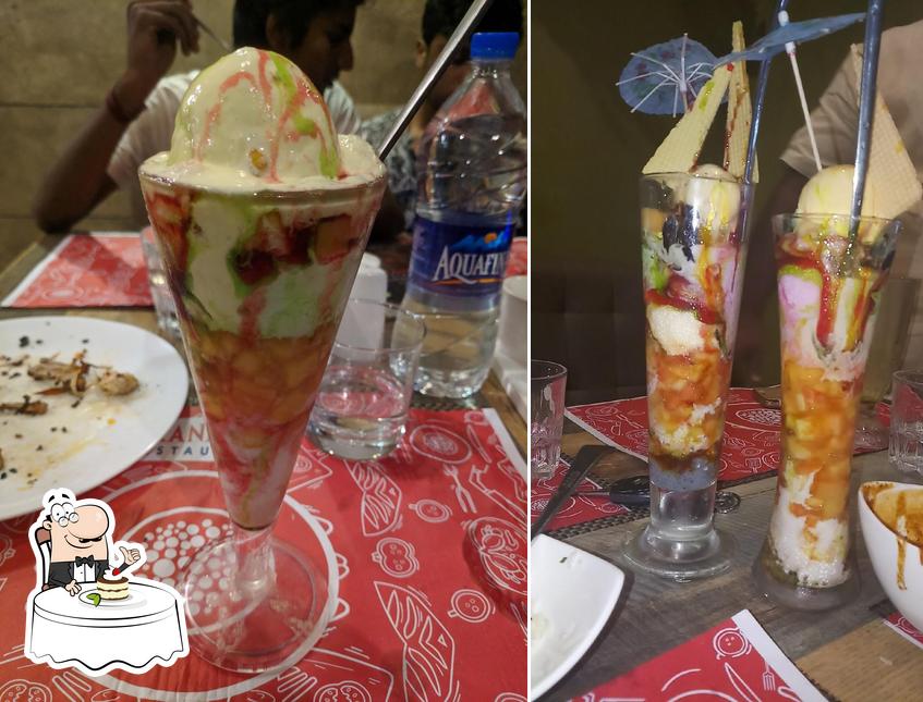 GRAND INN Restaurant provides a variety of sweet dishes