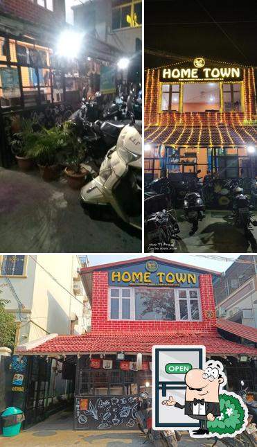 The exterior of HomeTown family restaurant