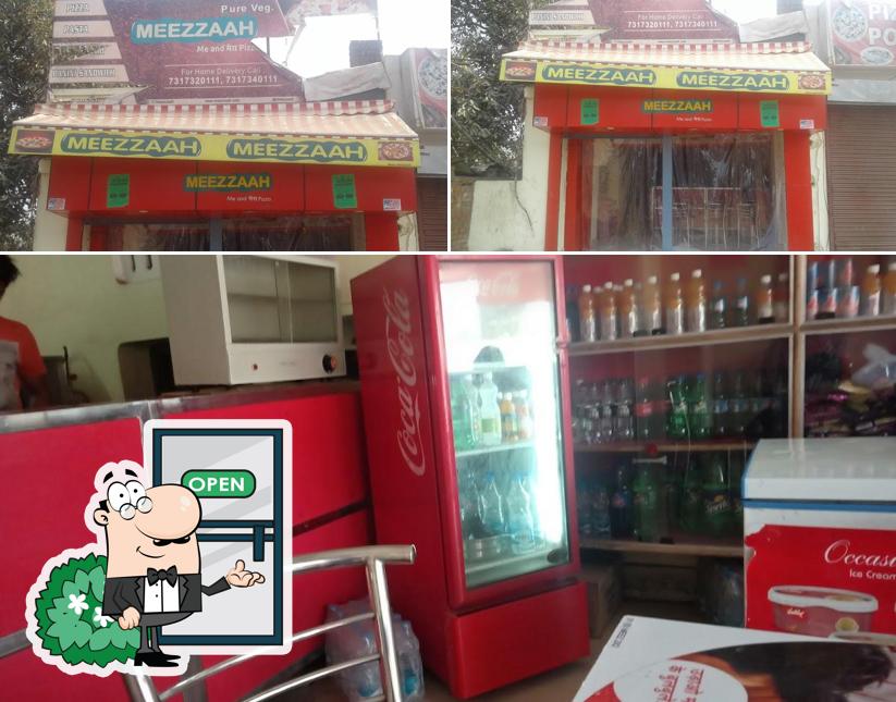 The restaurant's exterior and interior