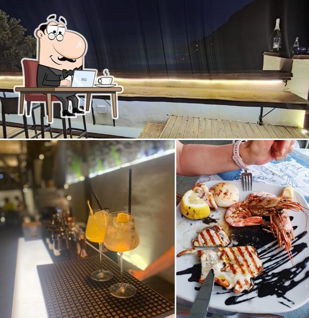Tra le varie cose da Namastè - Roof Garden Bar si possono trovare la interni e cibo