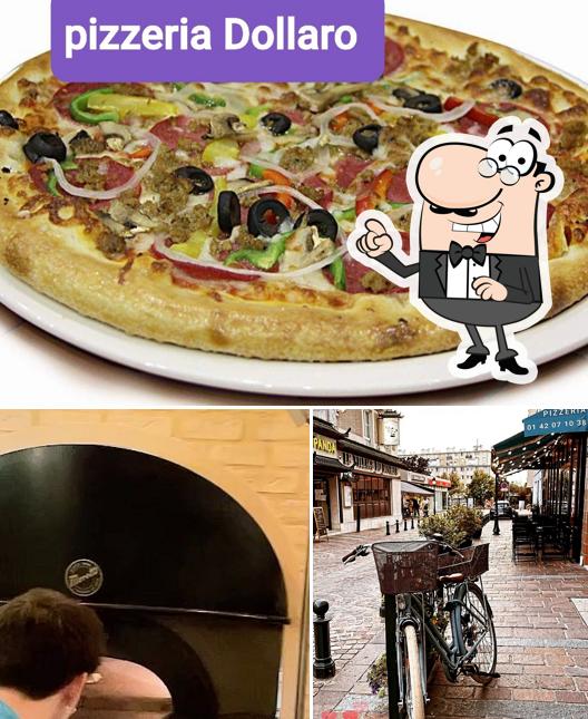 La foto della esterno e pizza di PIZZERIA IL DOLLARO