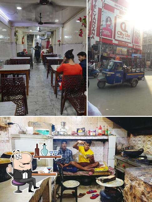 The image of interior and exterior at Samrat Punjabi Dhaba