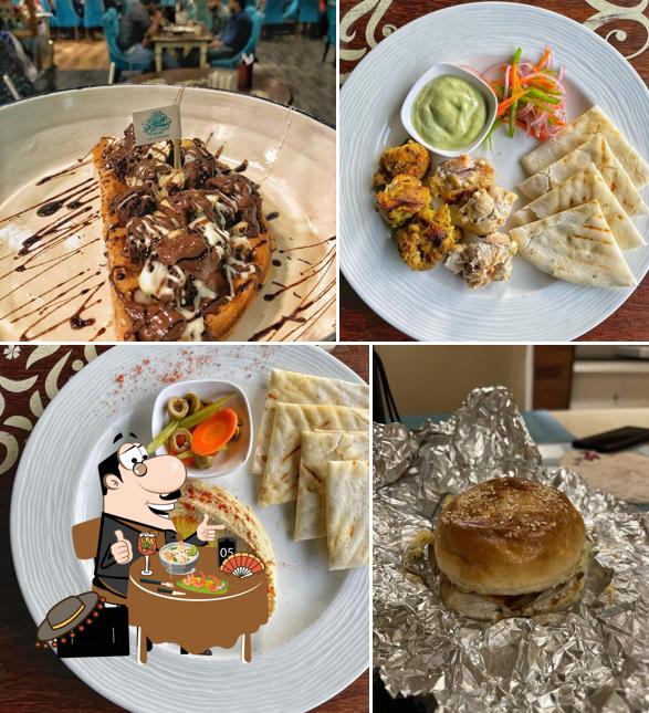 Food at Sixth Avenue Cafe