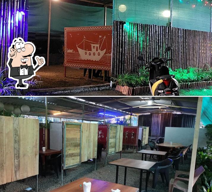 The interior of Swad Dhaba & Chinese Restaurant