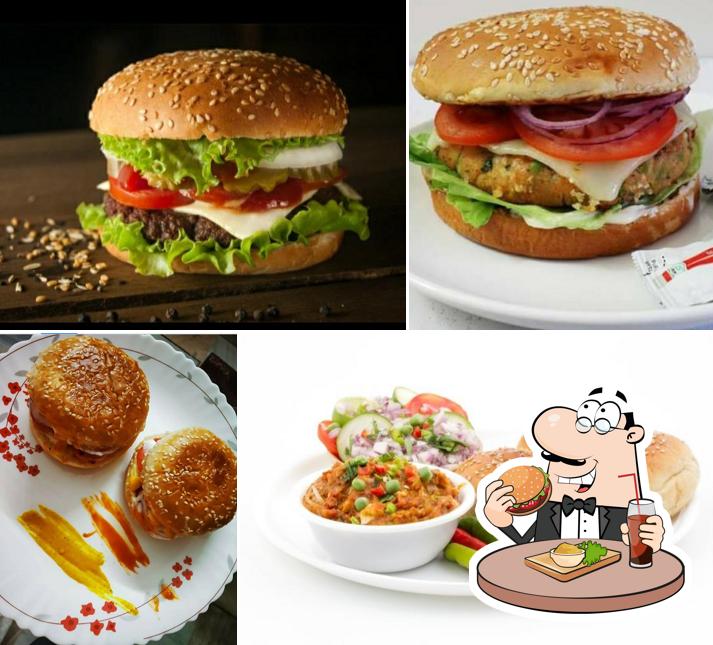 Try out a burger at Tasty Treats