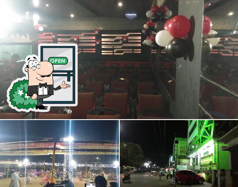 Check out the image displaying exterior and food at Hotel Celebrations