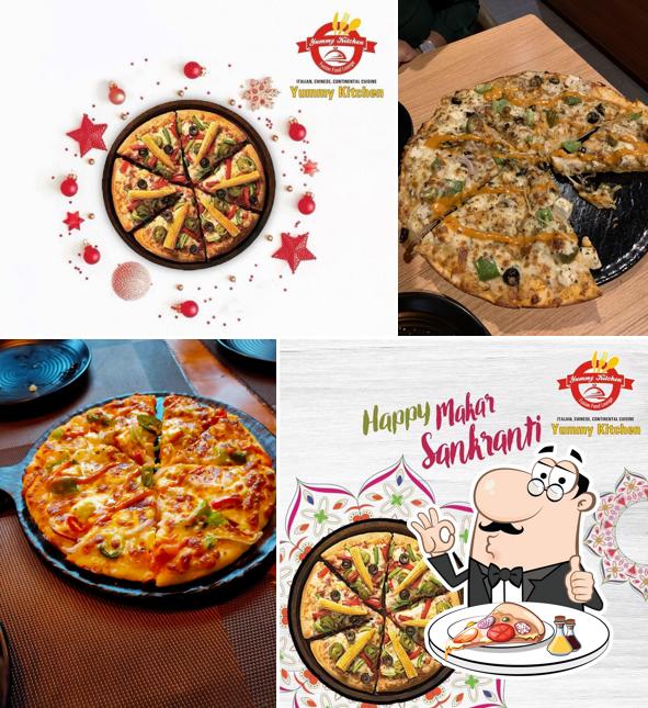 At Yummy Kitchen, you can taste pizza