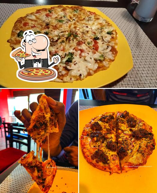 Try out different kinds of pizza