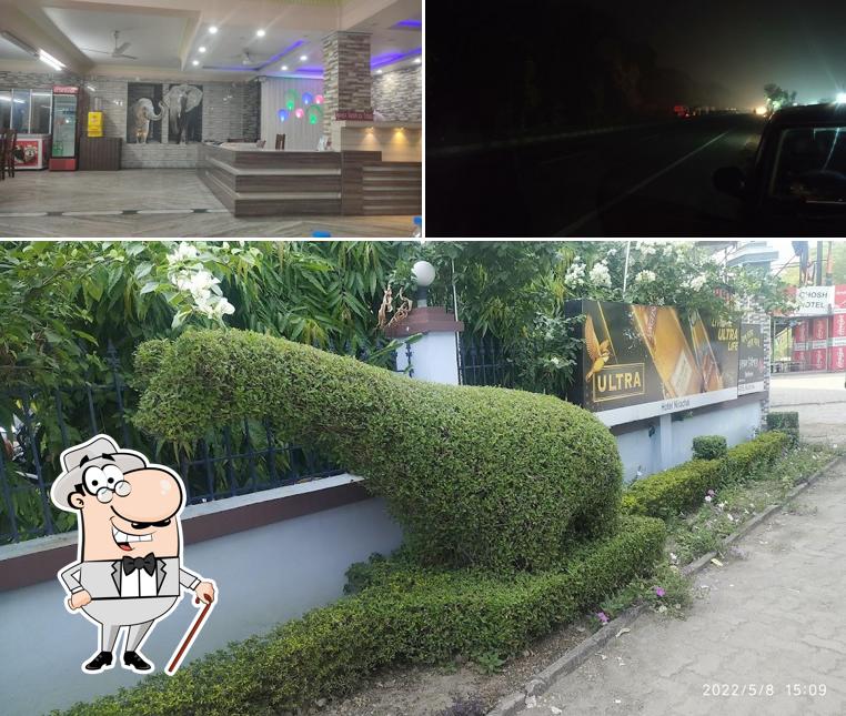 You can get some fresh air outside HOTEL NILACHAL