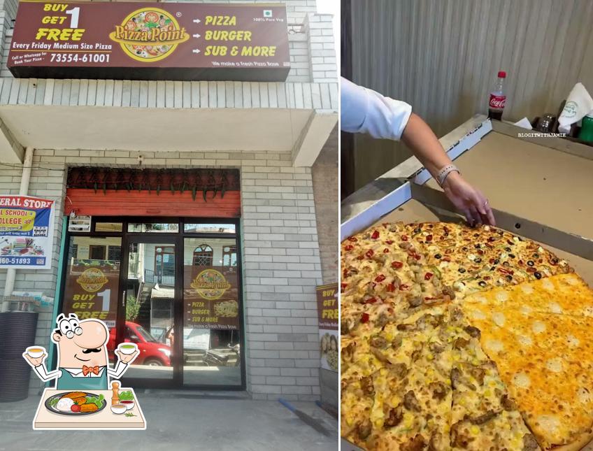Food at Pizza point