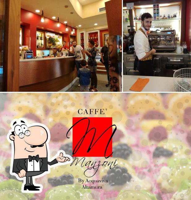 Dai un’occhiata alla foto che raffigura la interni e cibo di Caffè Manzoni By Acquaviva