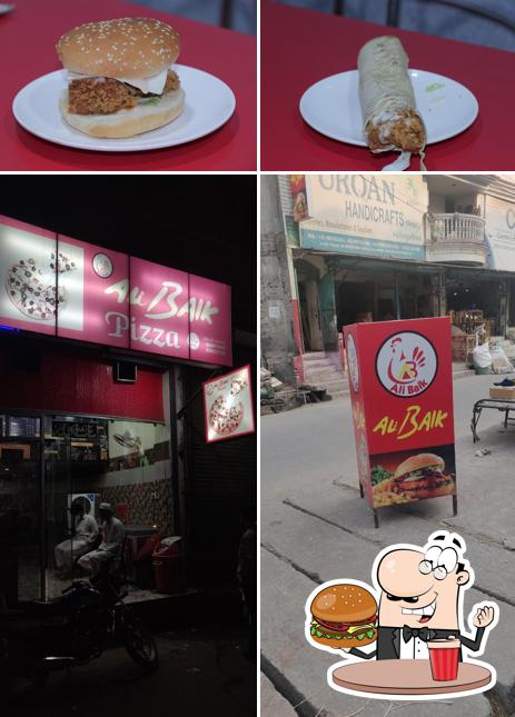 Get a burger at Ali Baik