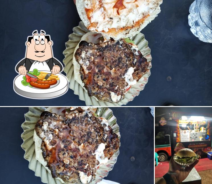 Food at Juicy Burgers Goa