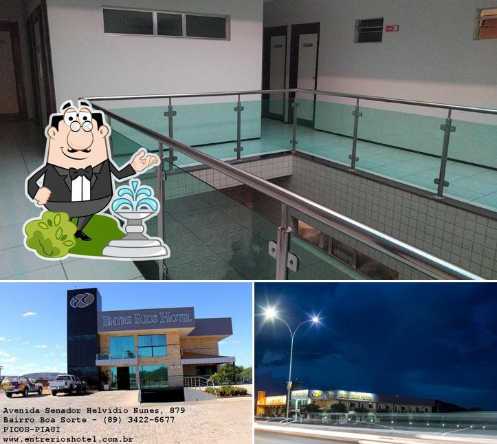 Veja imagens do exterior do Entre Rios Hotel