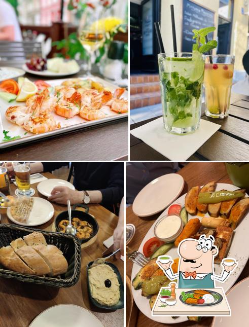 Food at Restaurant Merhaba