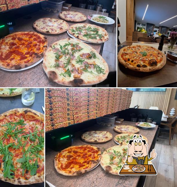 A Casa Mattoni Pizzeria & Restaurant, puoi ordinare una bella pizza