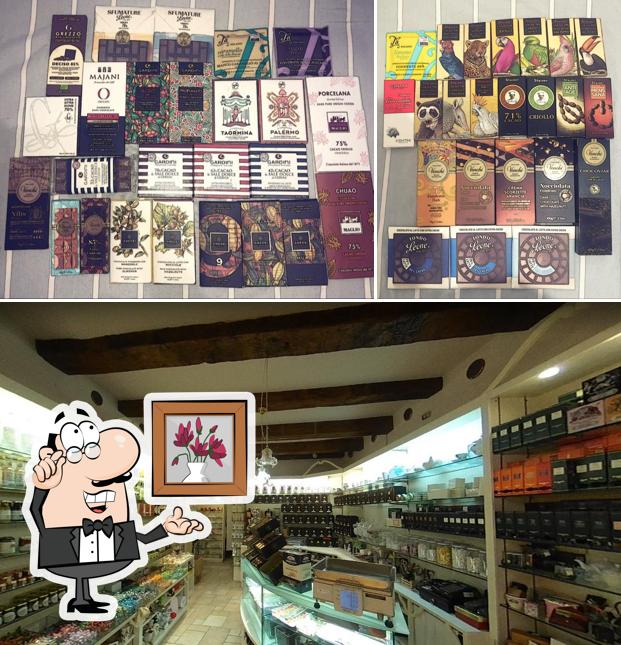 Gli interni di Talmone Cioccolateria Confetteria