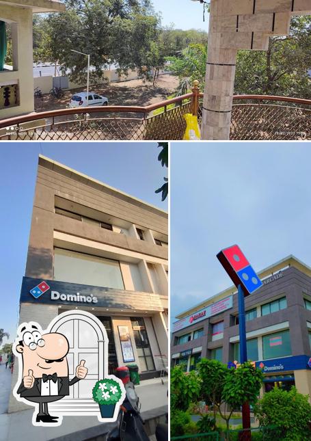 The exterior of Domino's Pizza Sector 25, Gandhinagar