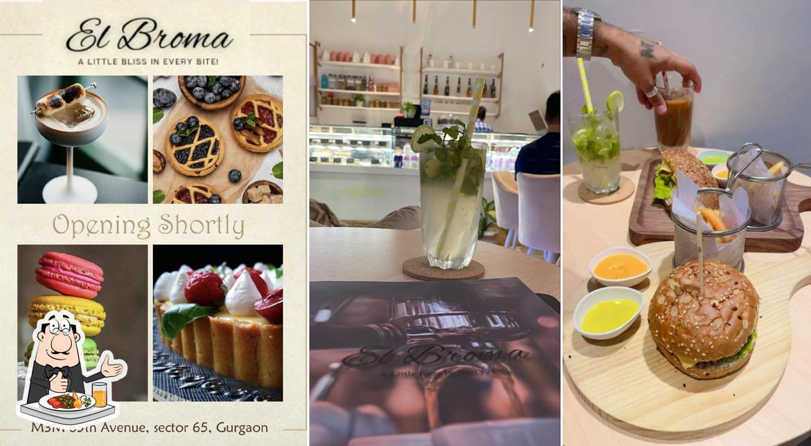 Among different things one can find food and interior at El Broma Bakery and Cafe