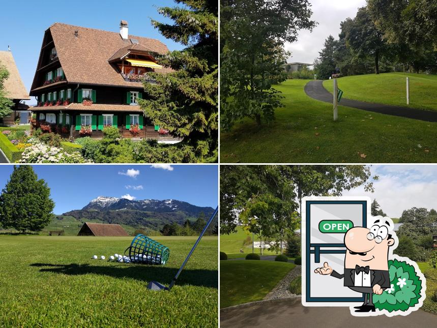 Goditi la vista dagli esterni di Golf Küssnacht am Rigi Goditi la vista dagli esterni di Golf Küssnacht am Rigi