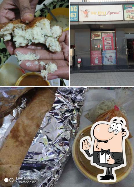 See the pic of Mr. Idli Xpress