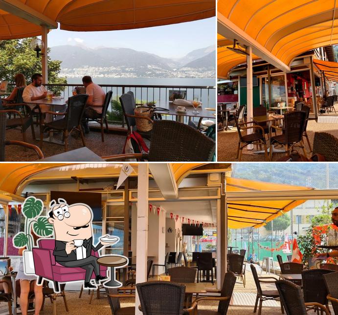 Gli interni di Bar Tennis Gelateria