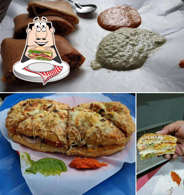 Pick a sandwich at Bliss Veg Resto