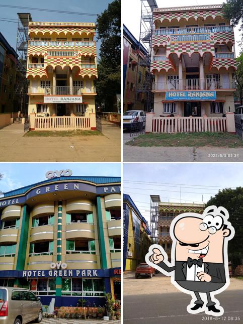 The exterior of Hotel Ranjana