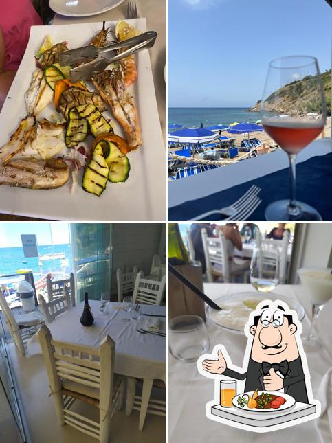 Cibo al Ristorante Calamoresca Beach