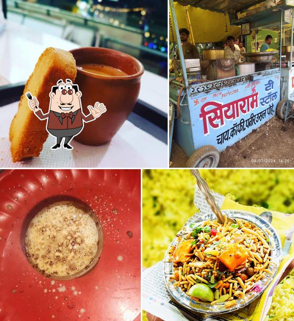 Food at Siyaram tea stall