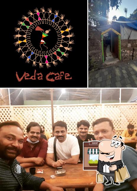 The exterior of Veda Cafe