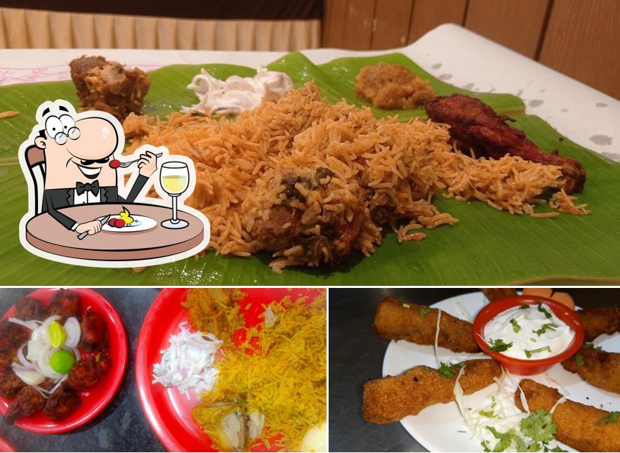 Food at SS Hyderabad Biryani Royapettah