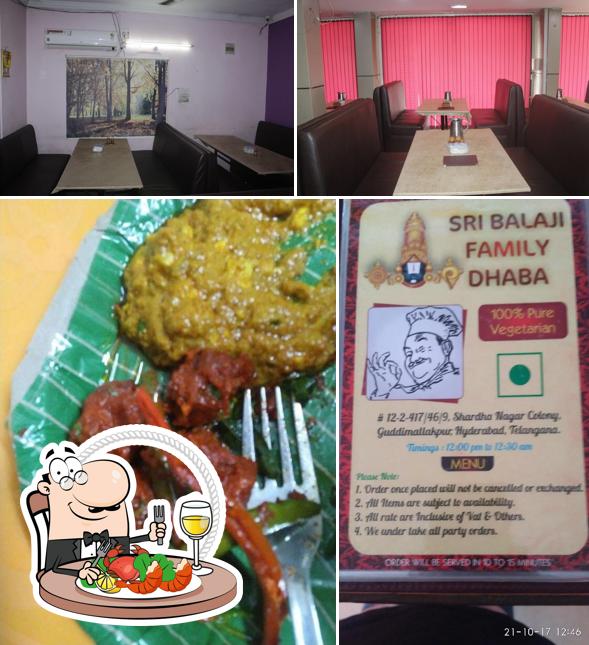 Try out seafood at Sri Balaji Family Dhaba