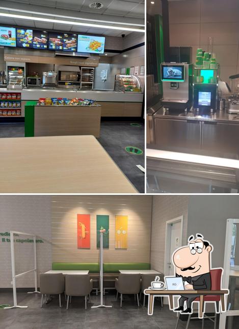 Dai un'occhiata agli interni di Subway