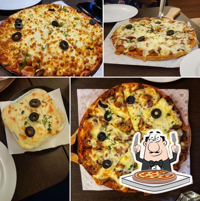 Order pizza at Brown Town, Pottammal - Paragon's Bakery & Cafe