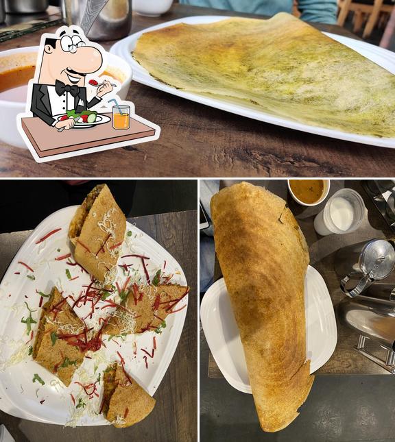 Food at Dosawala and Shiva's coffee Bar