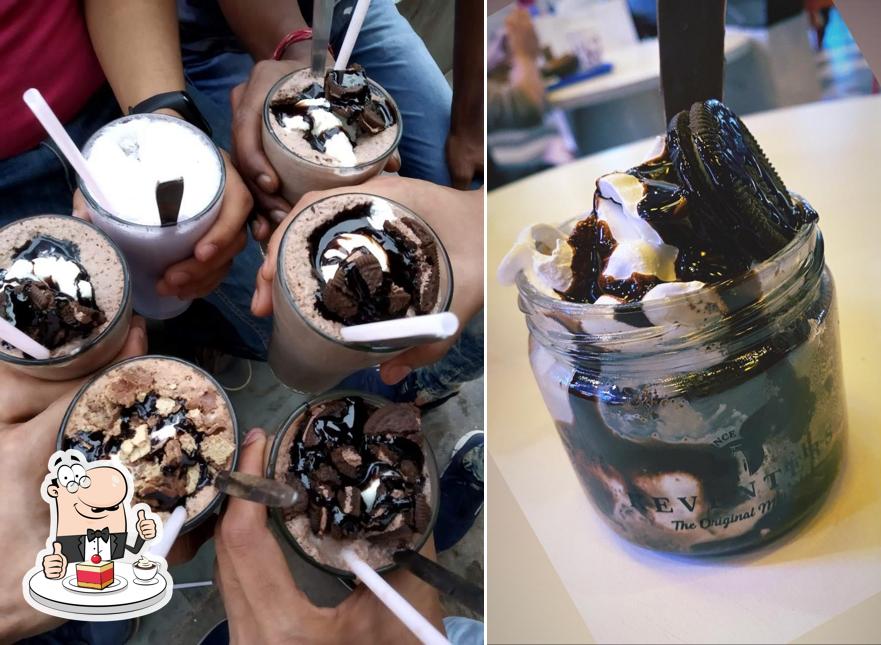 Keventers provides a selection of sweet dishes