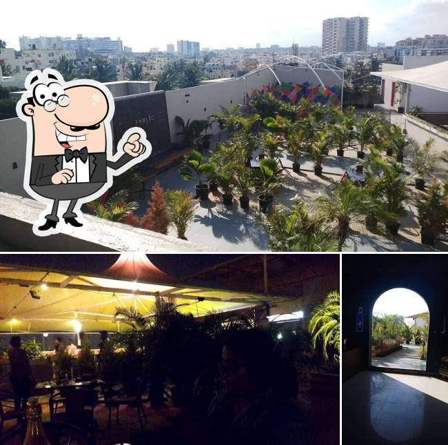 The exterior of PubliC The Rooftop Bar & Kitchen