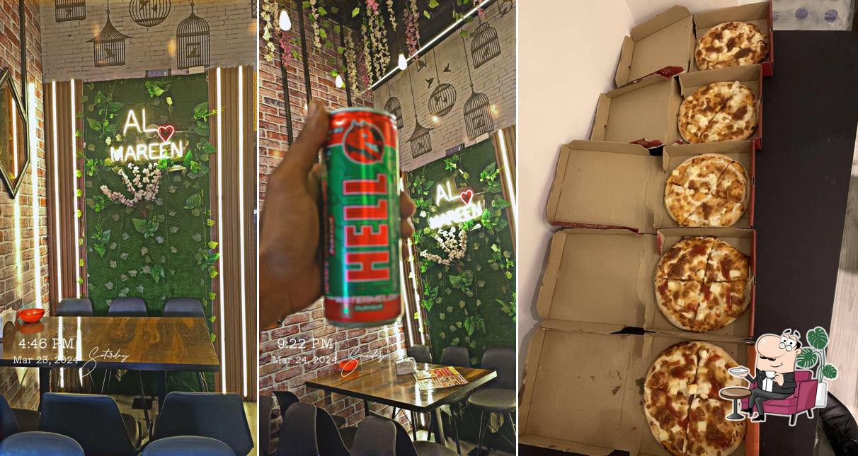 The interior of Al Mareen Pizza