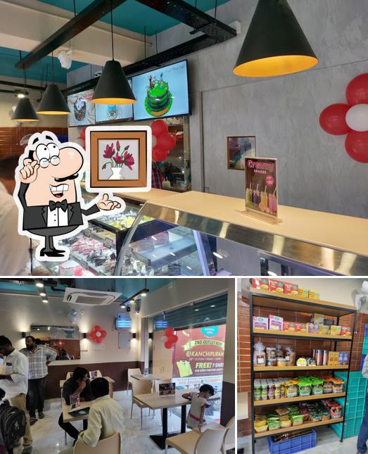 The interior of CK's Bakery Kanchipuram APK st