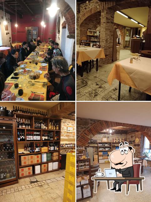 Gli interni di Enoteca L'Osteria di Cecchi e Valentini
