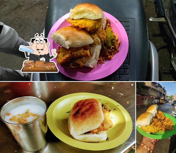 Garden Vadapav Center provides sandwiches and other lunch food