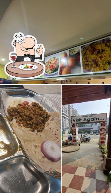 This is the photo displaying food and exterior at Grand Sathavahana