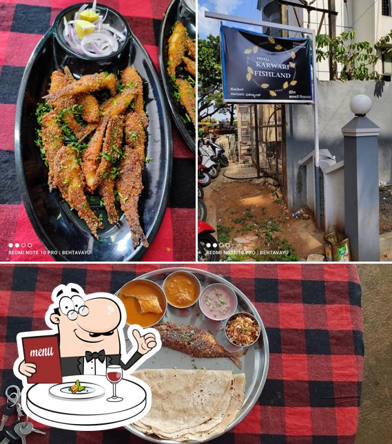 Food at Hotel Karwari Fishland