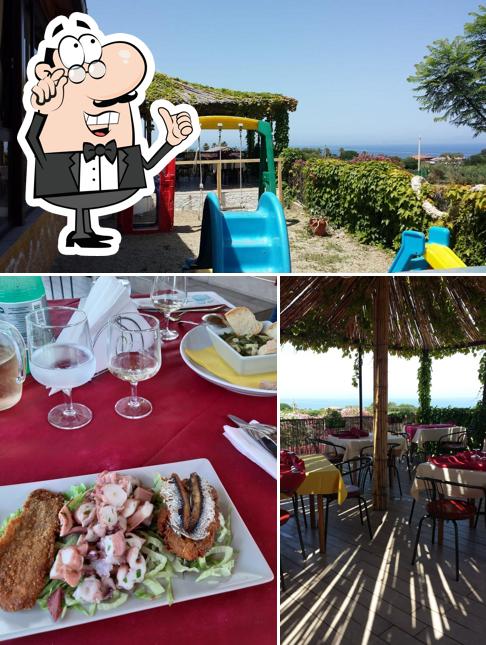 La interni e esterno del ristorante